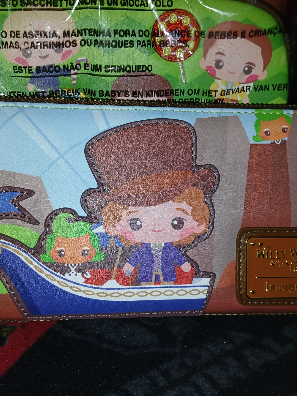 Loungefly Multicolor Willy Wonka Kawaii Backpack